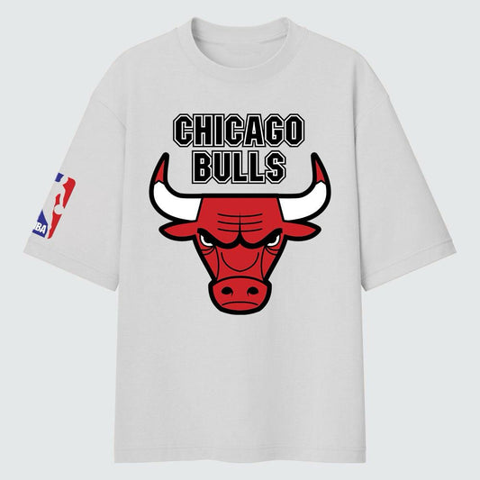 ALZEN // Chicago Bulls Oversized Fit Tee